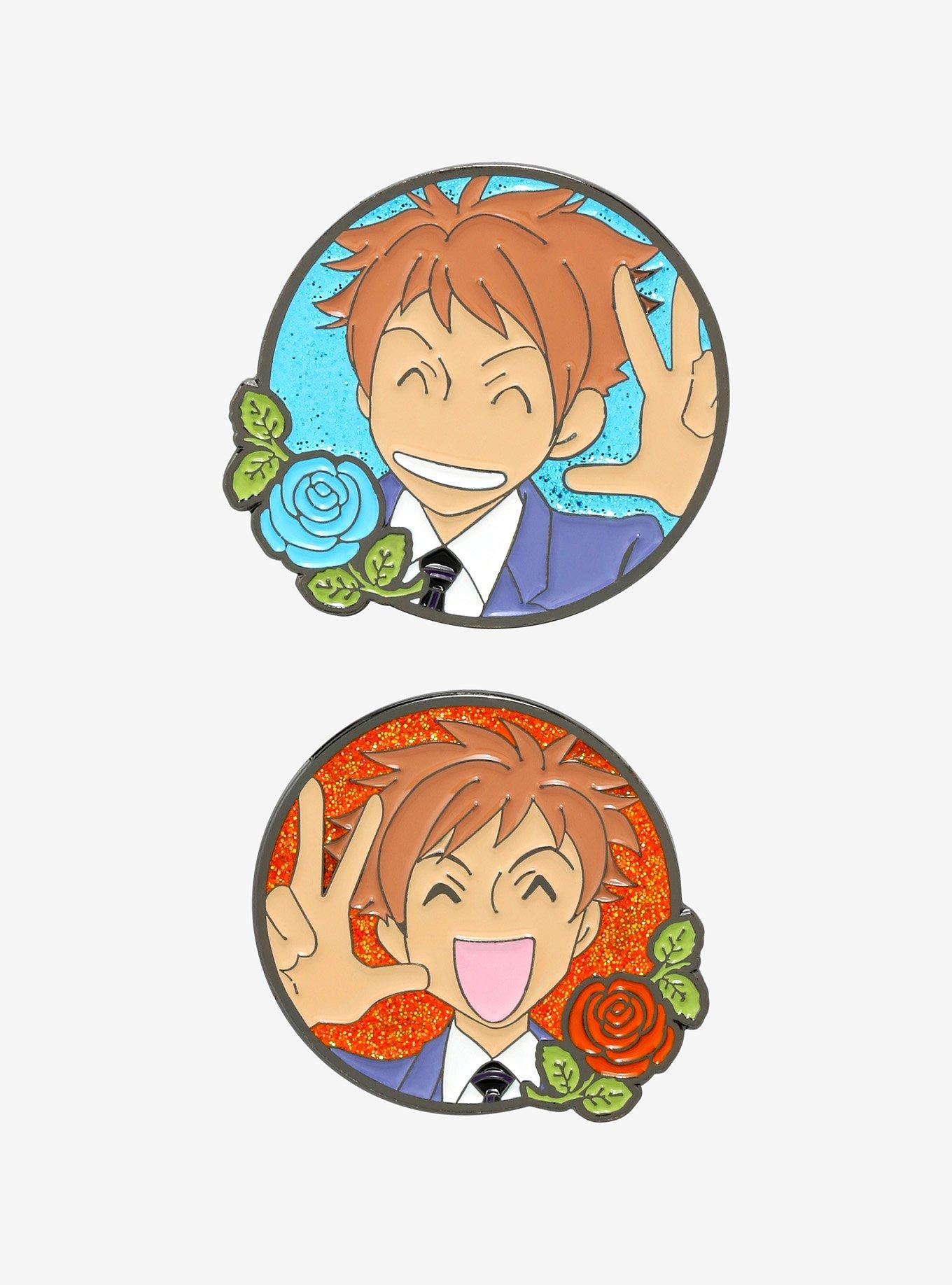 Ouran High School Host Club Hikaru & Kaoru Enamel Pin Set, , hi-res