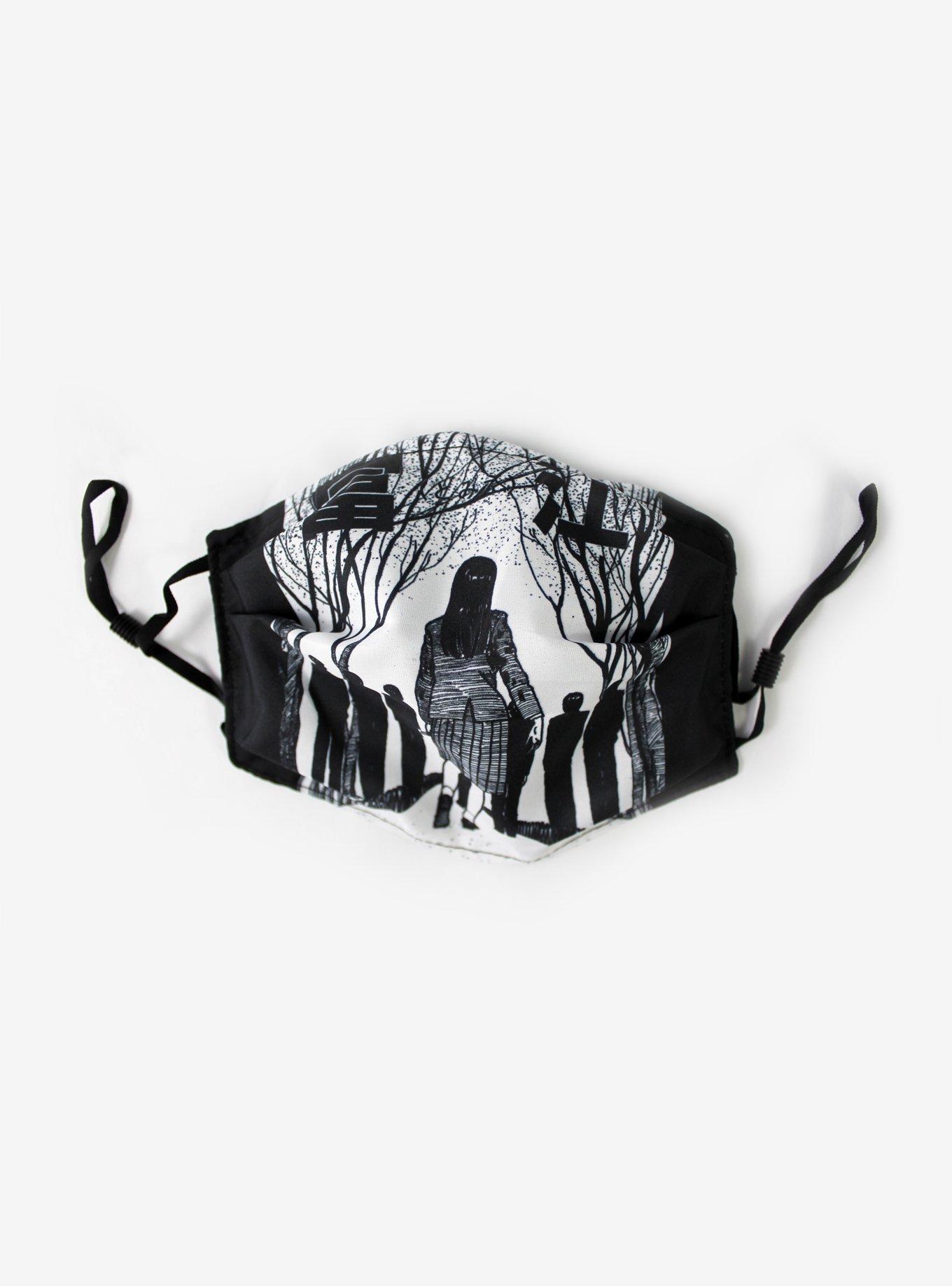 Junji Ito Forest Walking Fashion Face Mask With Filter Pocket, , hi-res
