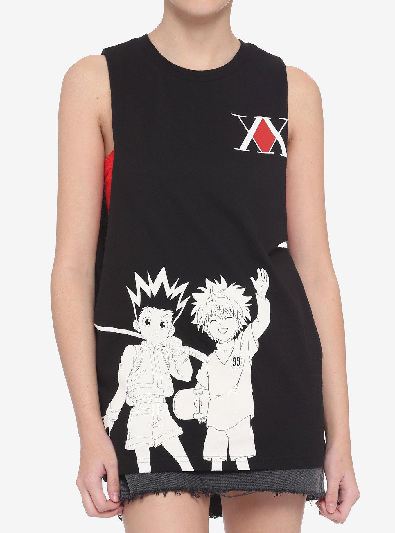 Hunter X Hunter Gon & Killua Girls Muscle Top, MULTI, hi-res