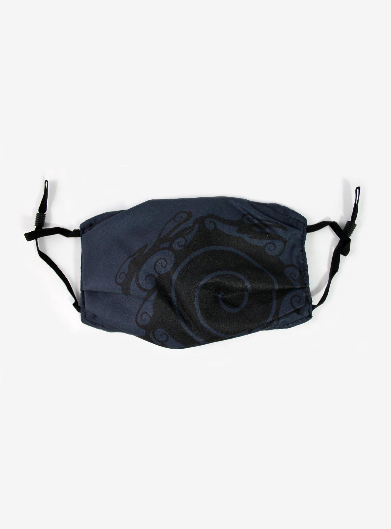 Naruto Shippuden Uzumaki Clan Symbol Fashion Face Mask With Filter Pocket, , hi-res