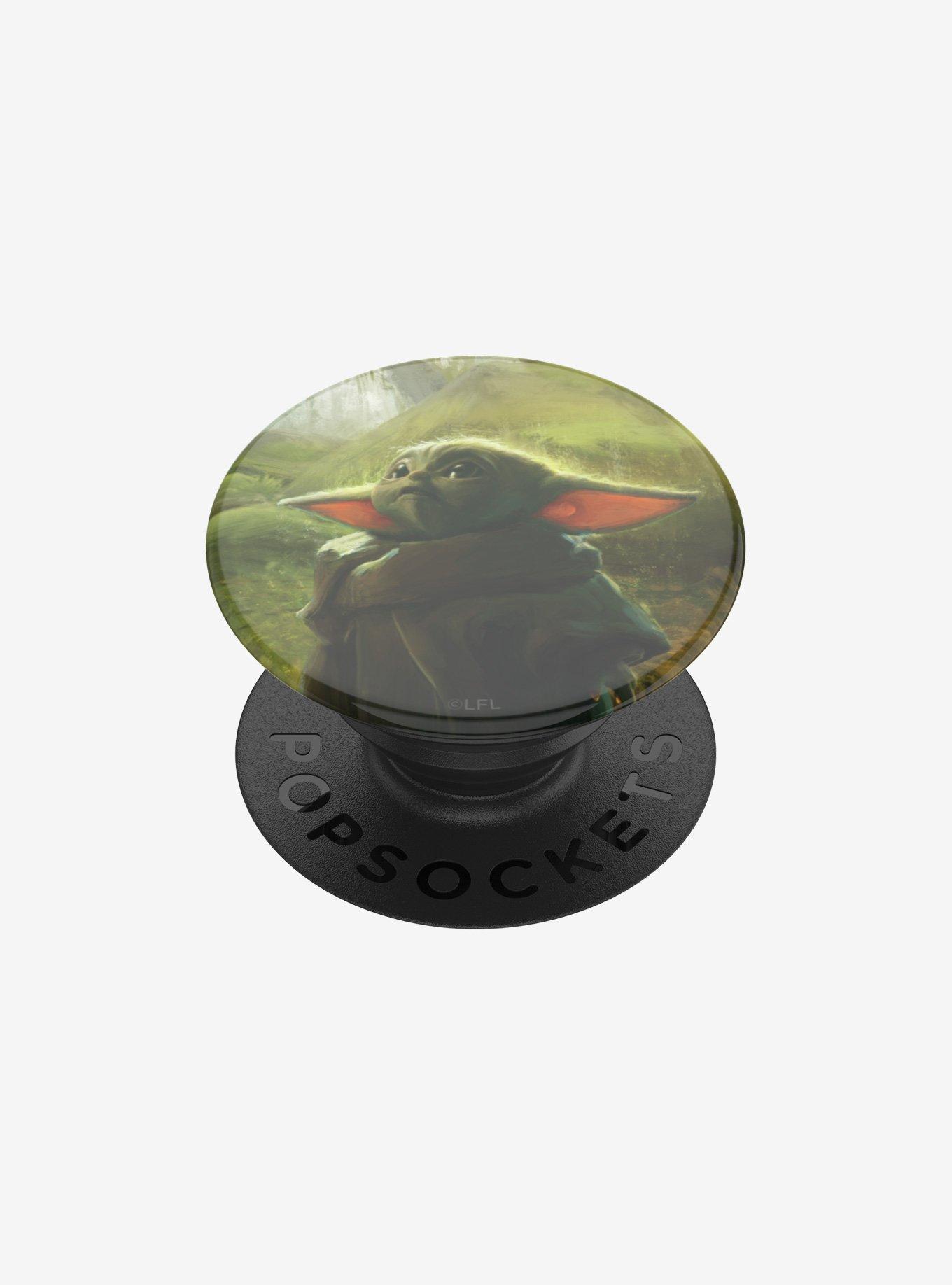 Star Wars The Mandalorian The Child Grogu in the Forest Art PopSockets PopGrip for