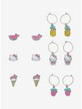 Hello Kitty Sweet Treats Stud & Hoop Earrings Set, , hi-res