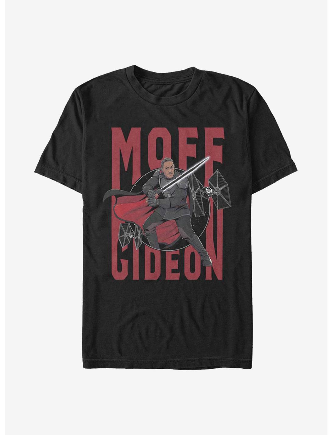Star Wars The Mandalorian Moff Gideon T-Shirt, BLACK, hi-res
