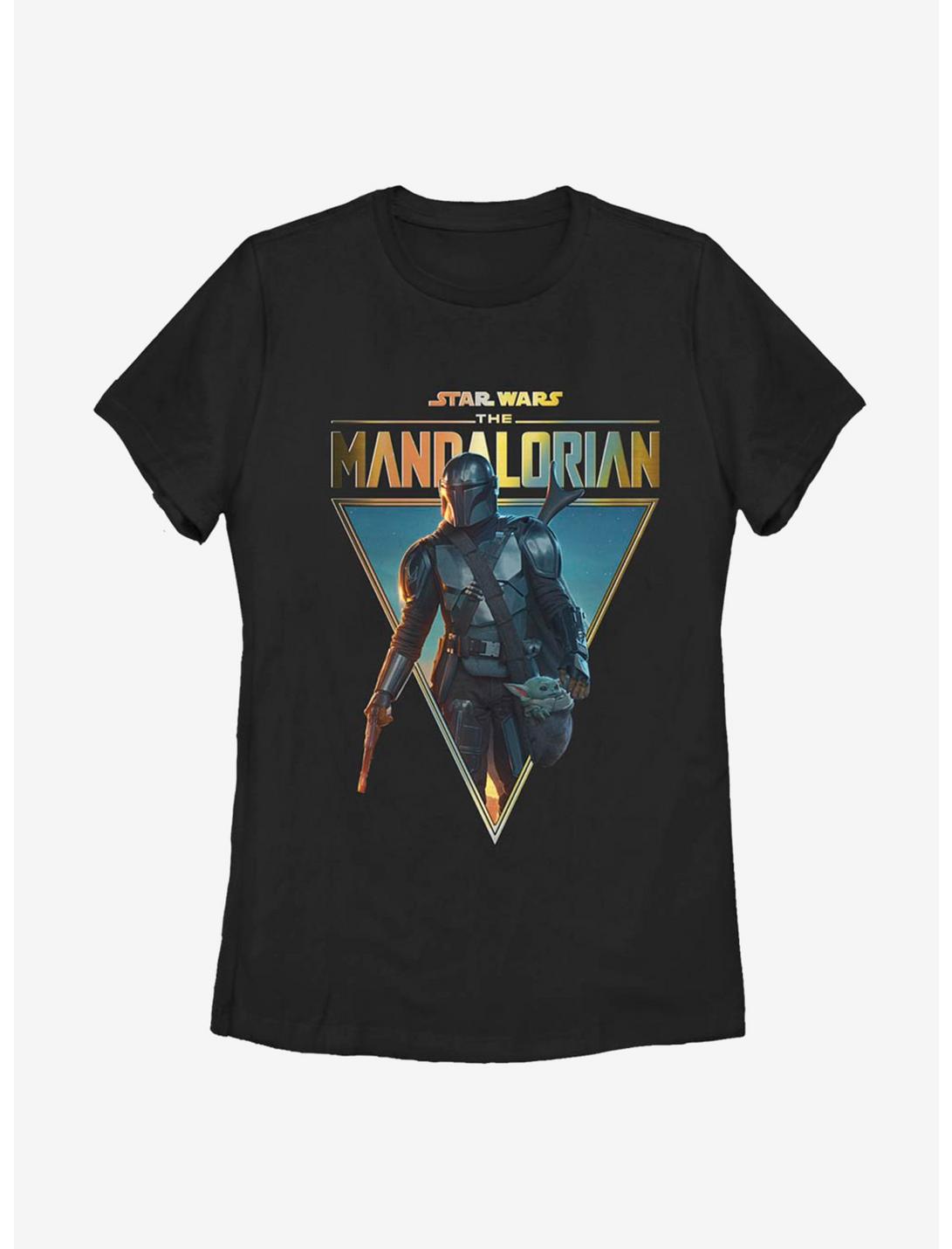 Star Wars The Mandalorian S02 Poster Womens T-Shirt, BLACK, hi-res