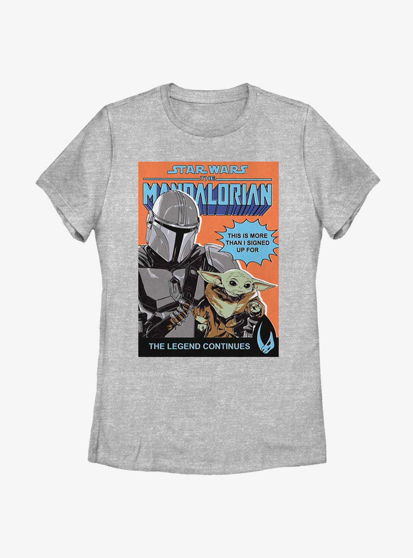 Star Wars The Mandalorian Signed Up For Poster Womens T-Shirt, , hi-res