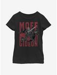 Star Wars The Mandalorian Moff Gideon Youth Girls T-Shirt, BLACK, hi-res
