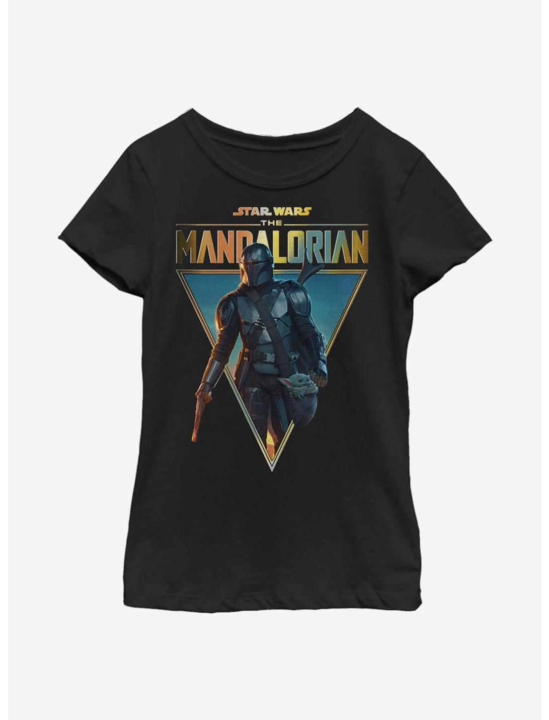 Star Wars The Mandalorian S02 Poster Youth Girls T-Shirt, BLACK, hi-res
