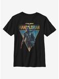 Star Wars The Mandalorian S02 Poster Youth T-Shirt, BLACK, hi-res