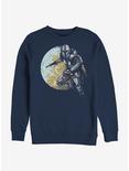 Star Wars The Mandalorian Moon-dalorian Sweatshirt, NAVY, hi-res