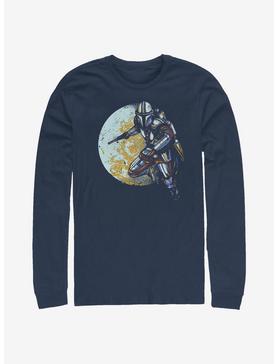 Star Wars The Mandalorian Moon-dalorian Long-Sleeve T-Shirt, , hi-res