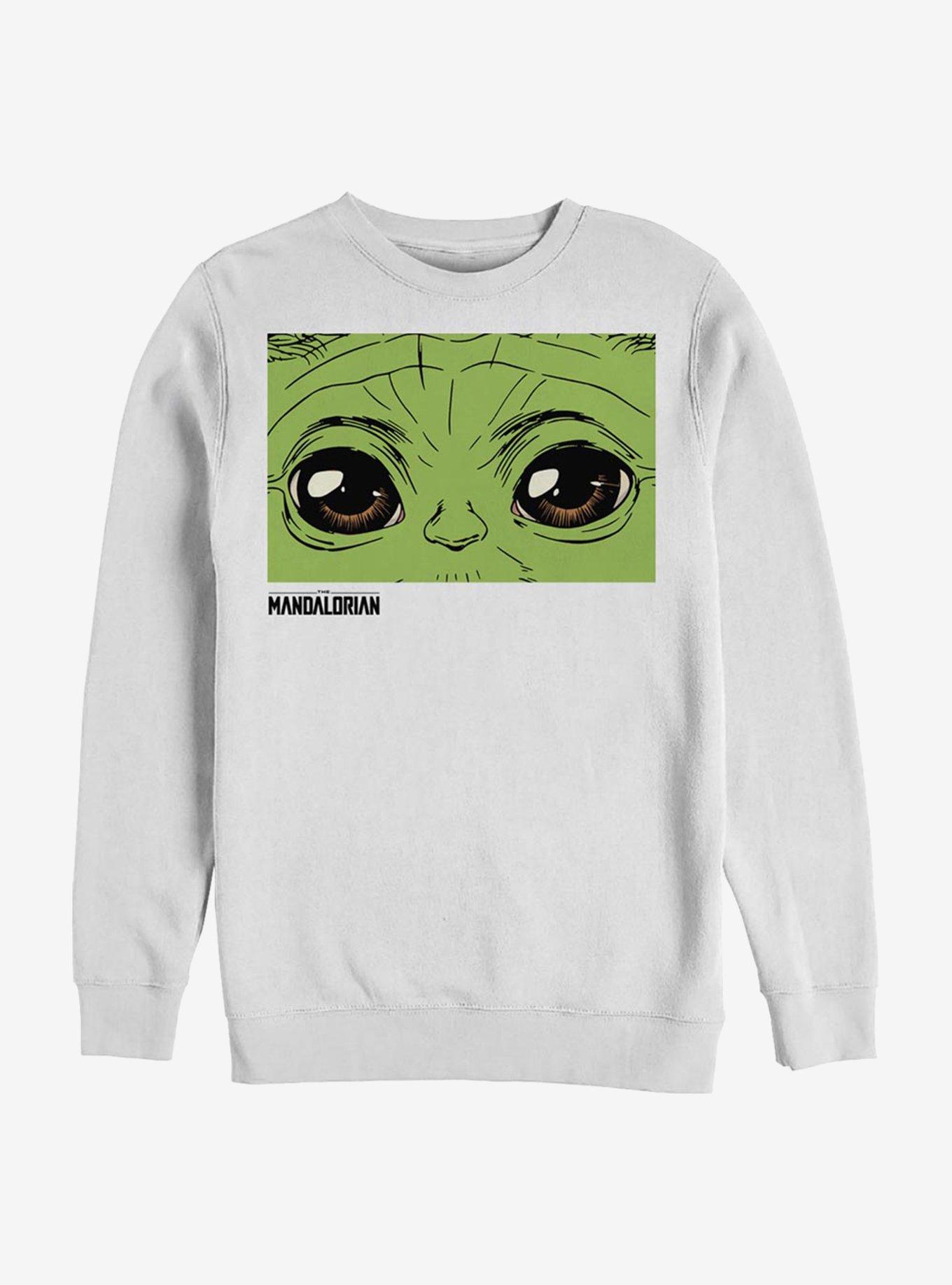 Star Wars The Mandalorian These Eyes Sweatshirt, WHITE, hi-res