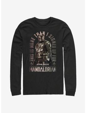 Star Wars The Mandalorian Signed Up Long-Sleeve T-Shirt, , hi-res