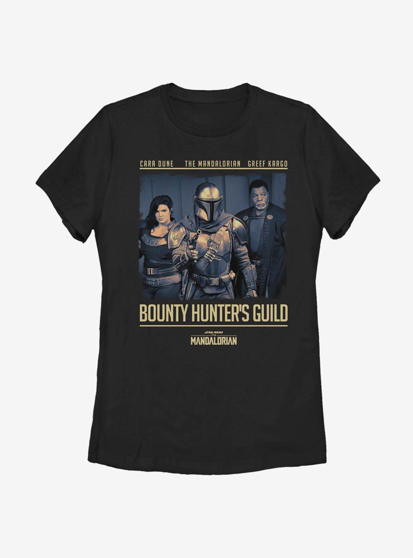 Star Wars The Mandalorian Guild Womens T-Shirt, BLACK, hi-res
