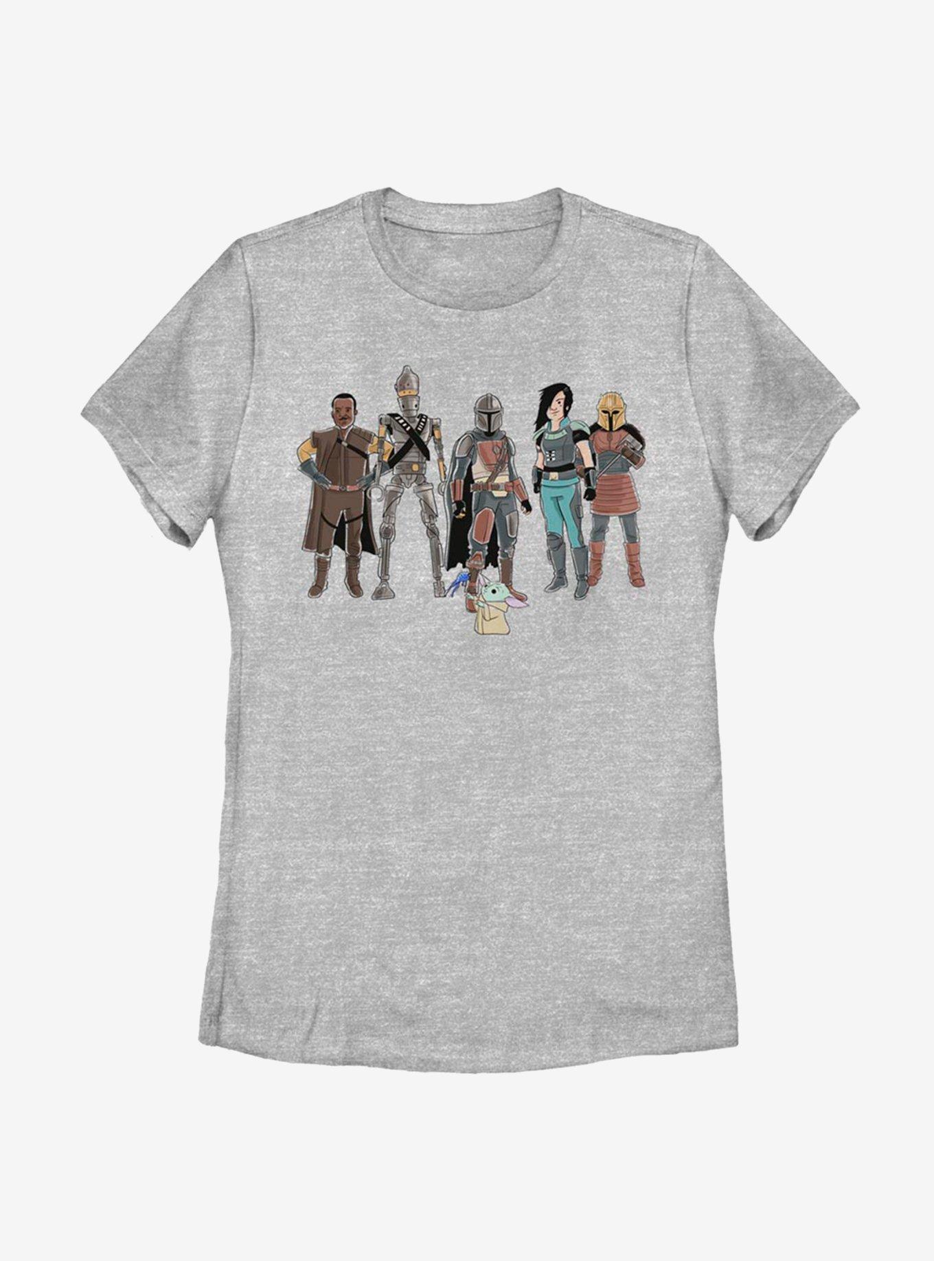 Star Wars The Mandalorian The Child And Friends Womens T-Shirt, , hi-res