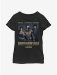 Star Wars The Mandalorian Guild Youth Girls T-Shirt, BLACK, hi-res
