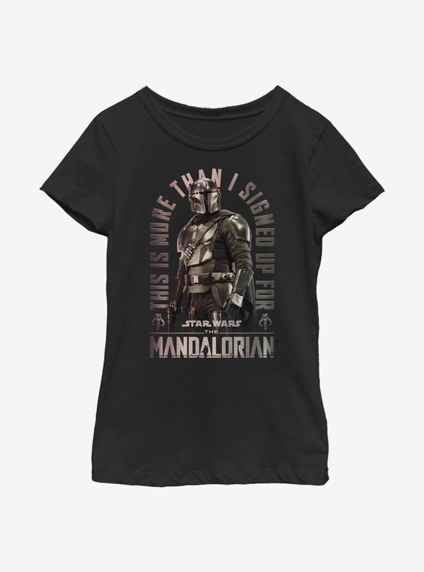 Star Wars The Mandalorian Signed Up Youth Girls T-Shirt, , hi-res