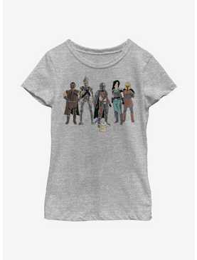 Star Wars The Mandalorian The Child And Friends Youth Girls T-Shirt, , hi-res