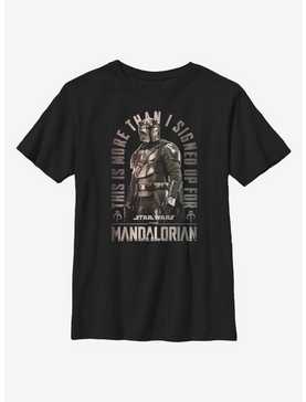 Star Wars The Mandalorian Signed Up Youth T-Shirt, , hi-res