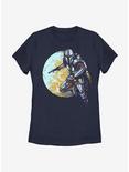 Star Wars The Mandalorian Moon-dalorian Womens T-Shirt, NAVY, hi-res