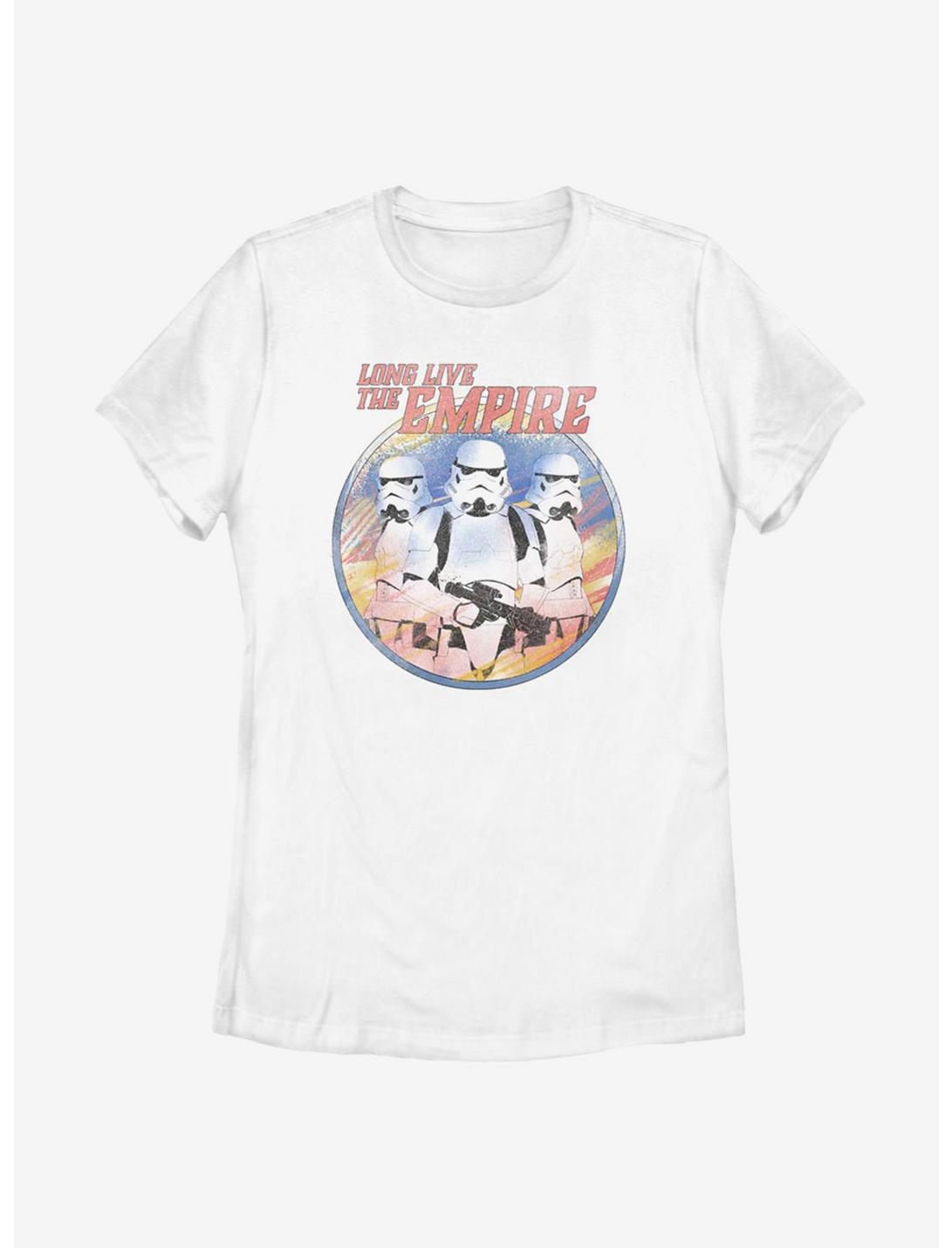 Star Wars The Mandalorian Long Live the Empire Womens T-Shirt, WHITE, hi-res