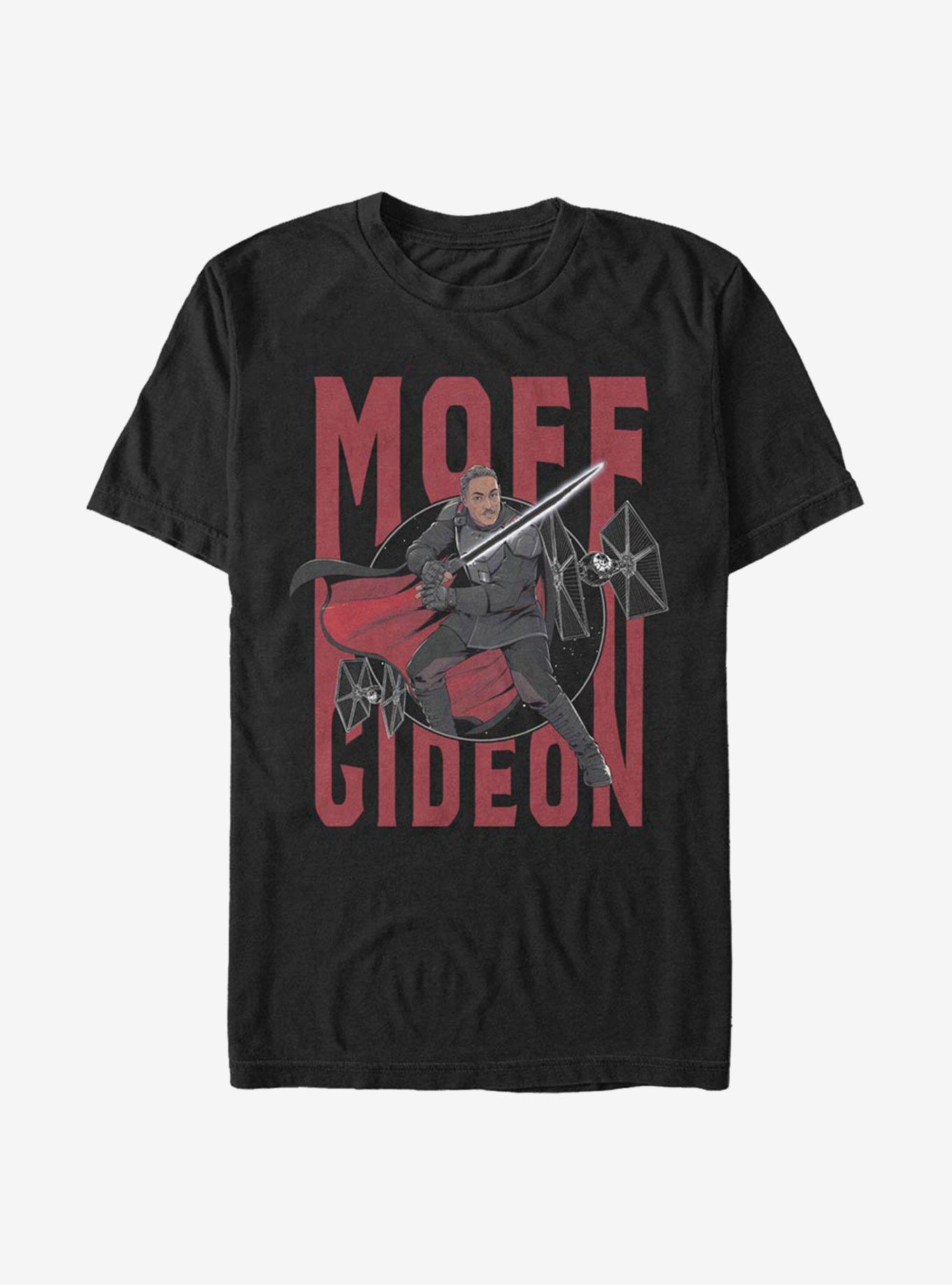 Star Wars The Mandalorian Moff Gideon T-Shirt, BLACK, hi-res view 1