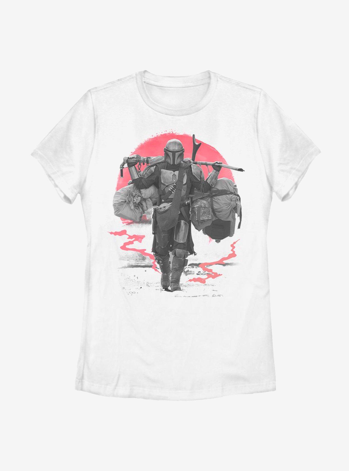 Star Wars The Mandalorian Season 2 Sunset Womens T-Shirt, , hi-res