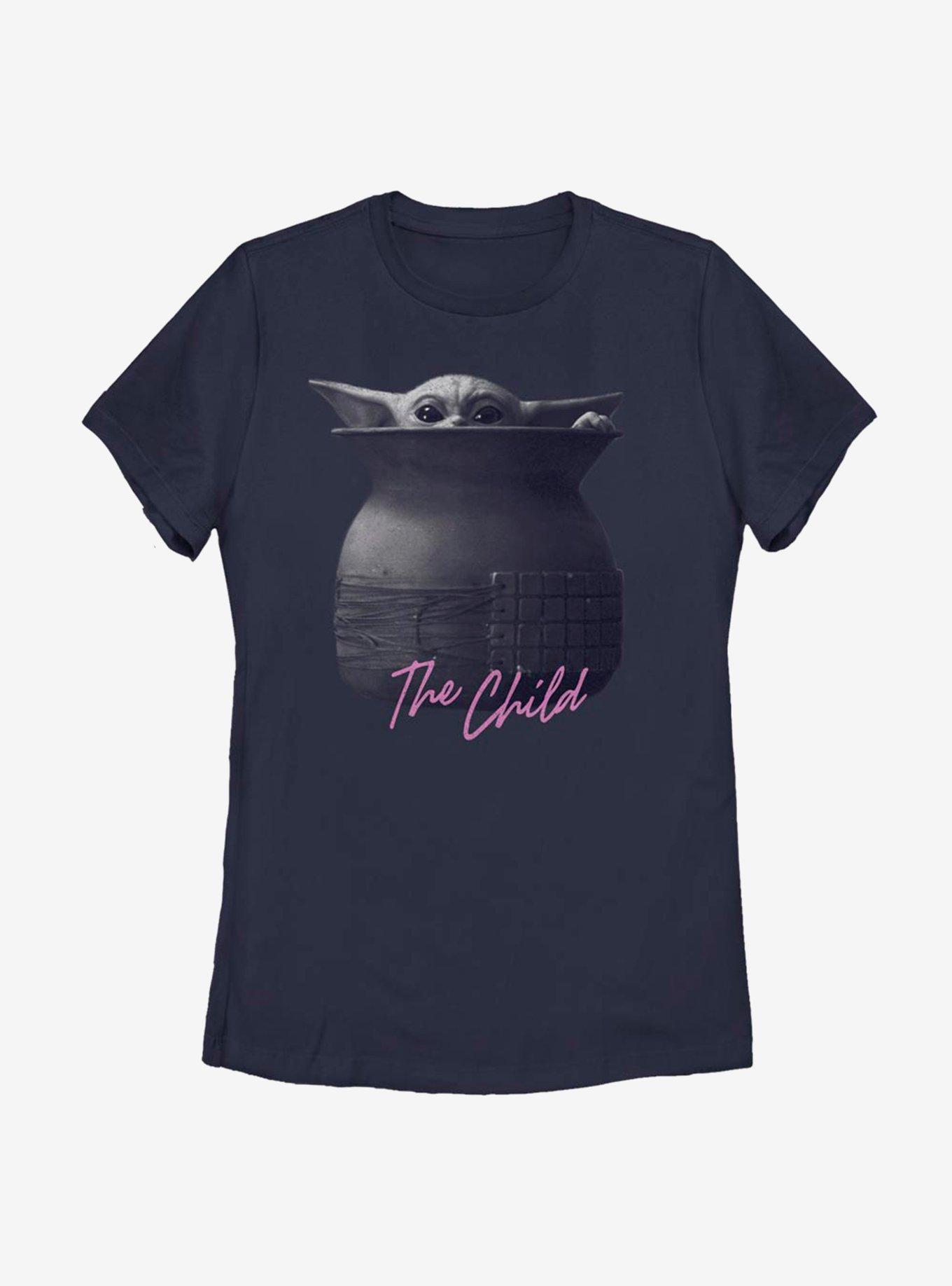 Star Wars The Mandalorian Season 2 Looking For Eggs Womens T-Shirt, NAVY, hi-res view 1