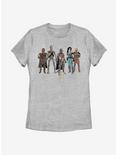 Star Wars The Mandalorian The Child And Friends Womens T-Shirt, ATH HTR, hi-res