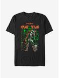 Star Wars The Mandalorian Schemed Up T-Shirt, BLACK, hi-res