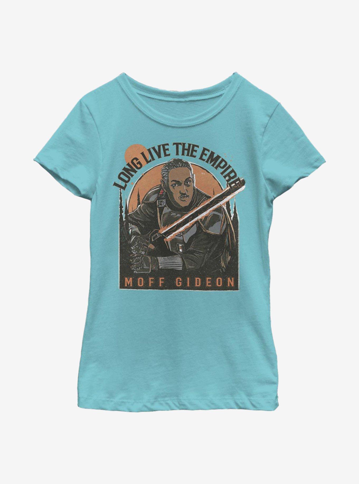 Star Wars The Mandalorian Long Live The Empire Youth Girls T-Shirt, TAHI BLUE, hi-res