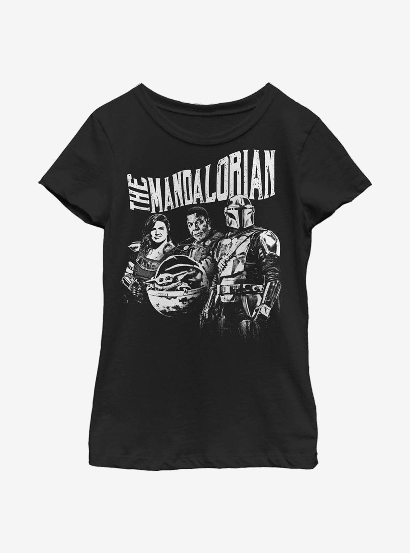 Star Wars The Mandalorian Sunday Guild Youth Girls T-Shirt, BLACK, hi-res view 1