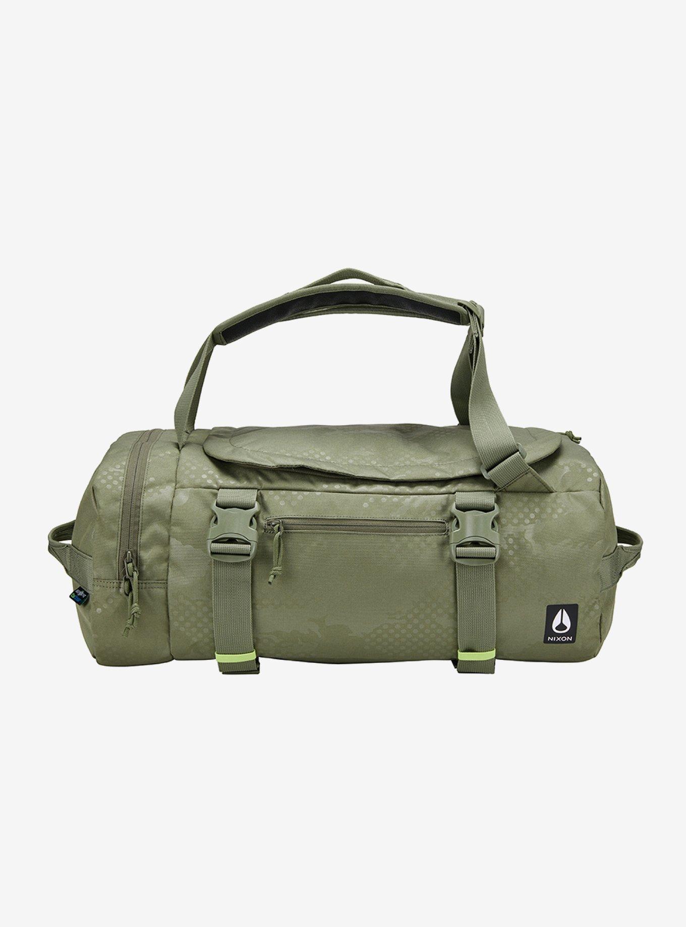 Nixon Escape 35L Olive Dot Camo Duffel Bag, , hi-res