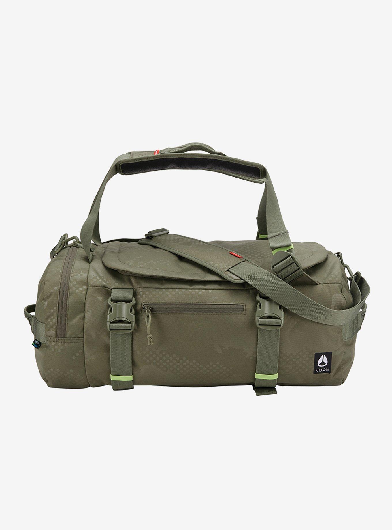 Nixon Escape 45L Olive Dot Camo Duffel Bag BoxLunch