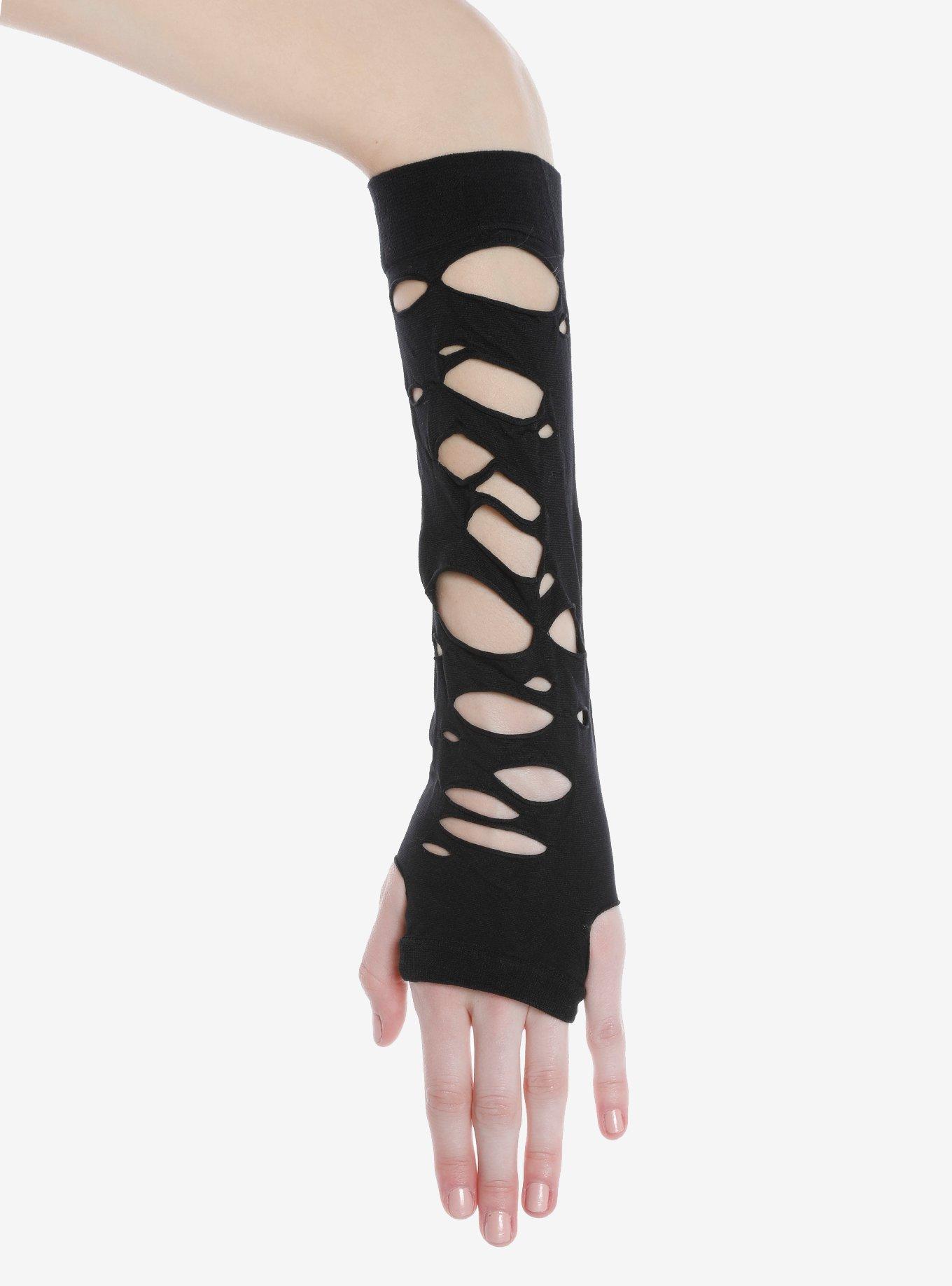 Destructed Arm Warmers Hot Topic