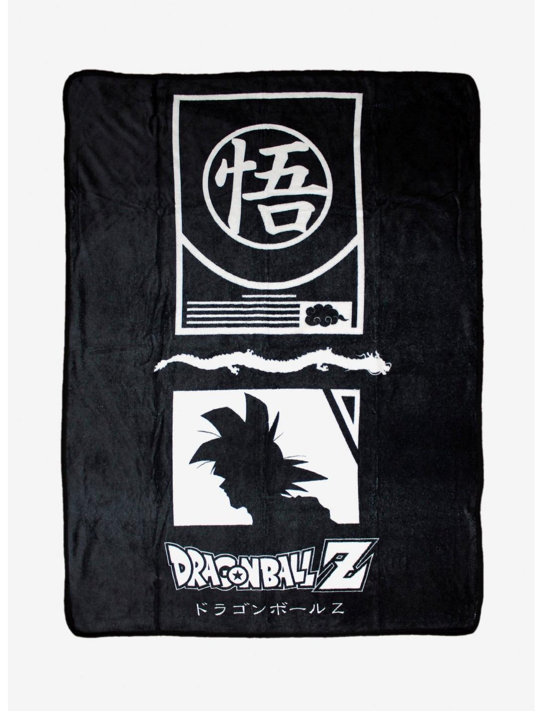 Dragon Ball Z Goku Silhouette Throw Blanket, , hi-res