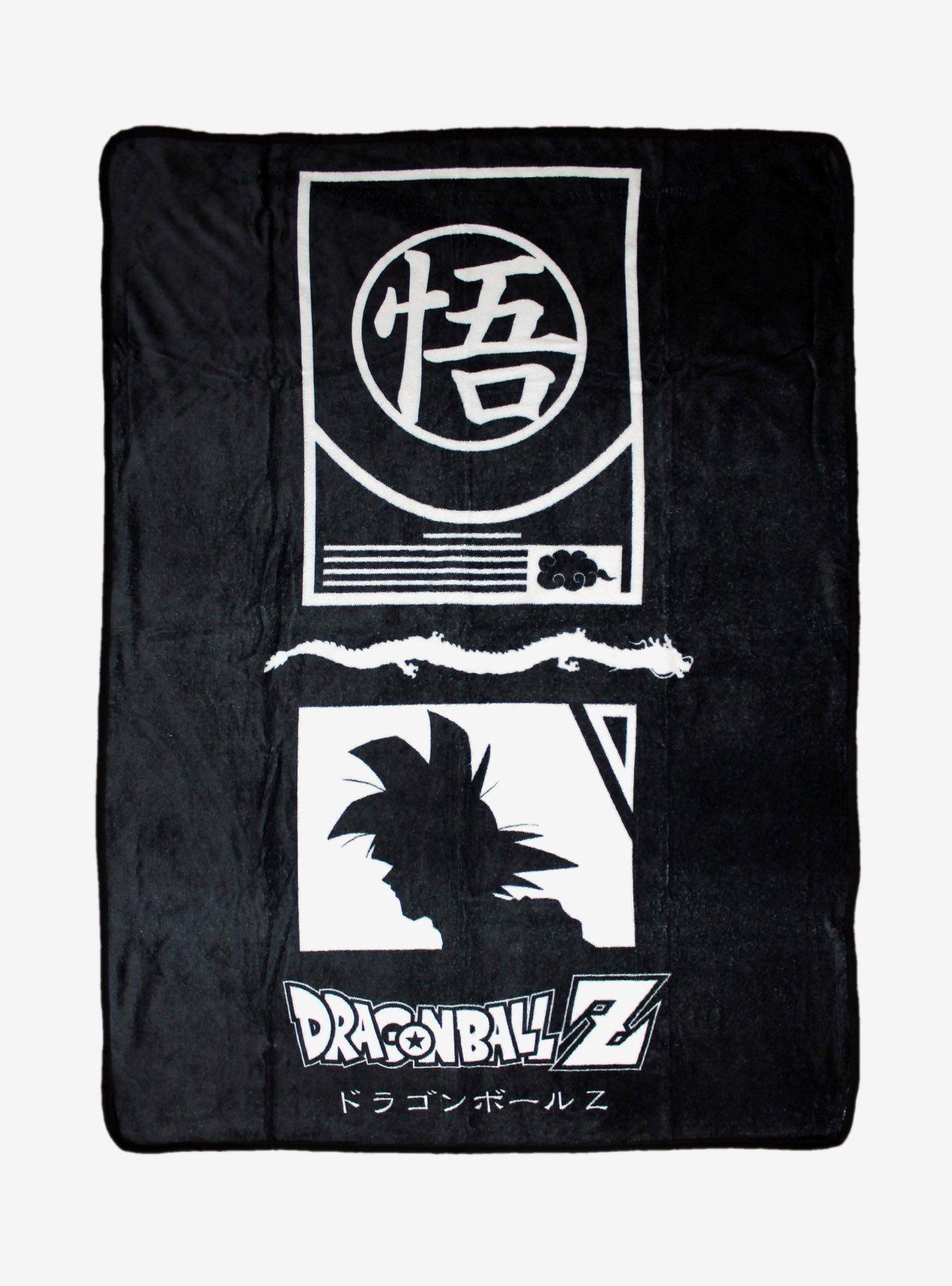 Dragon Ball Z Goku Silhouette Throw Blanket, , hi-res
