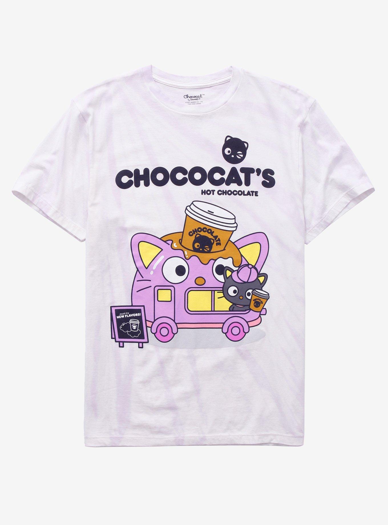 Sanrio Chococat Food Truck Tie-Dye Women's T-Shirt - BoxLunch Exclusive, TIE DYE, hi-res