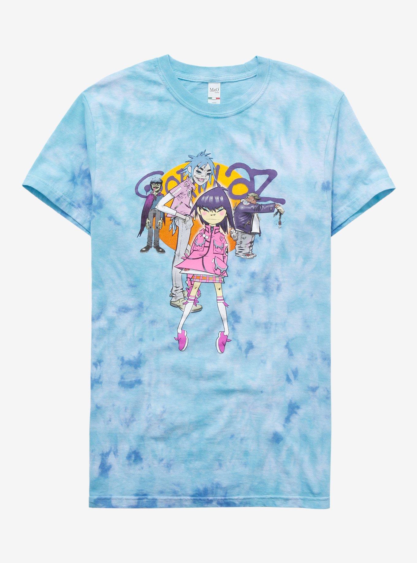 Gorillaz Noodle Tie Dye Girls T Shirt Hot Topic