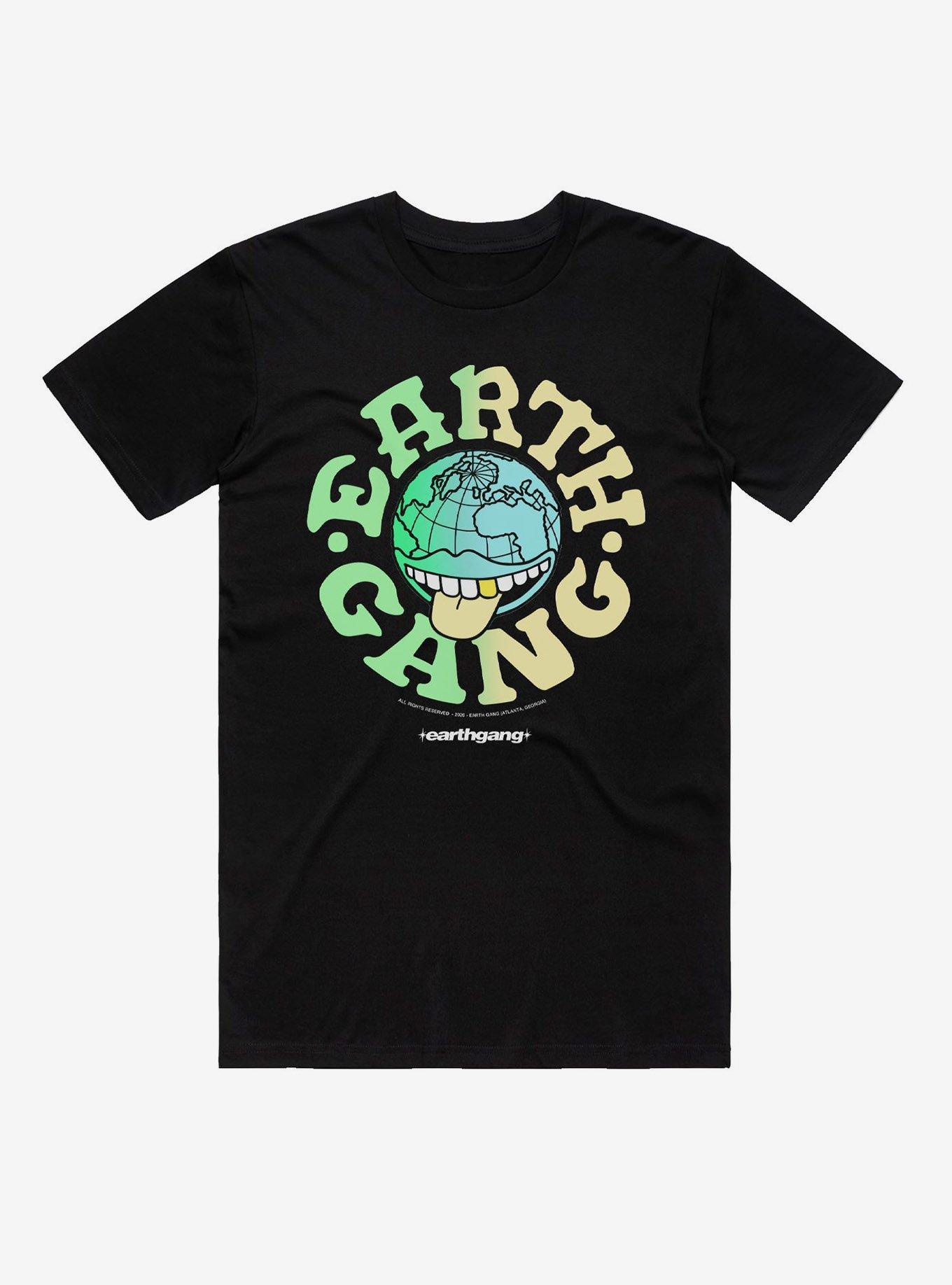 EarthGang Ombre Globe T-Shirt, BLACK, hi-res
