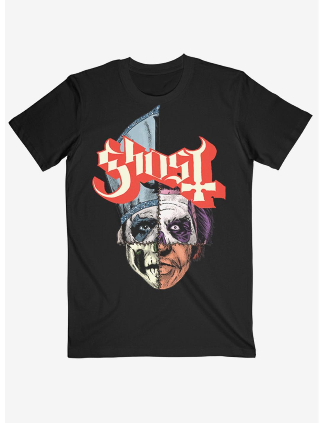 Ghost Faces Of Papa Emeritus T-Shirt, BLACK, hi-res