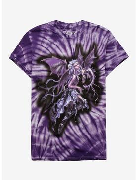 Fairies By Trick Dragon Fairy Tie-Dye Boyfriend Fit Girls T-Shirt, , hi-res
