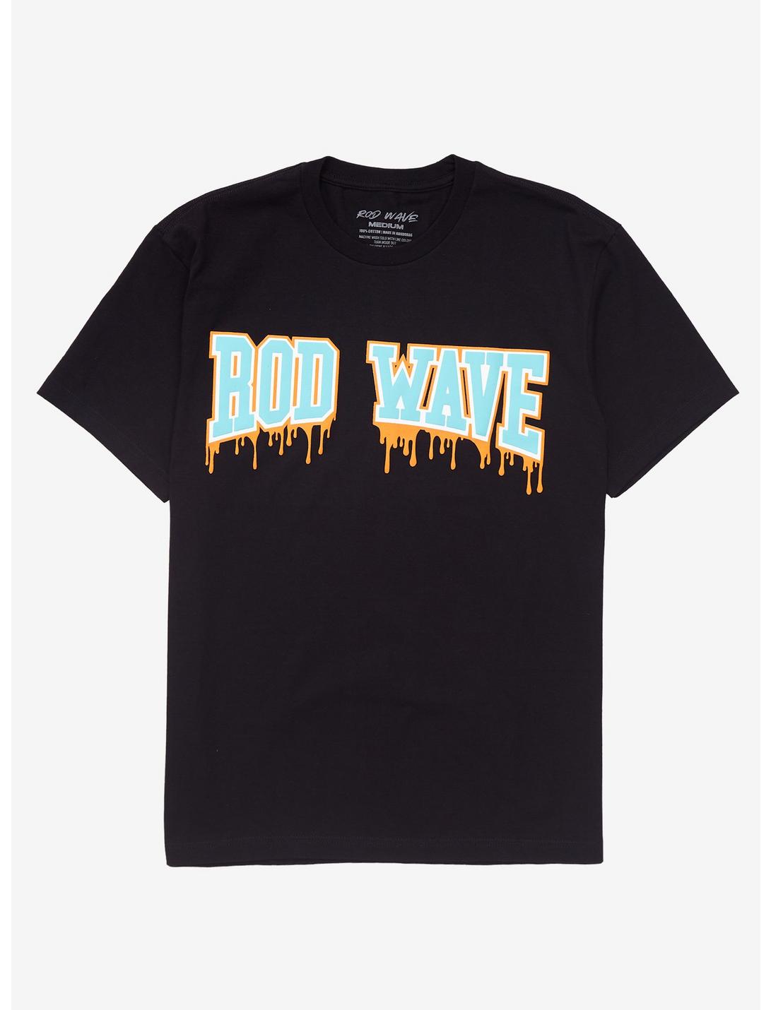 Rod Wave Drop Logo T-Shirt, BLACK, hi-res