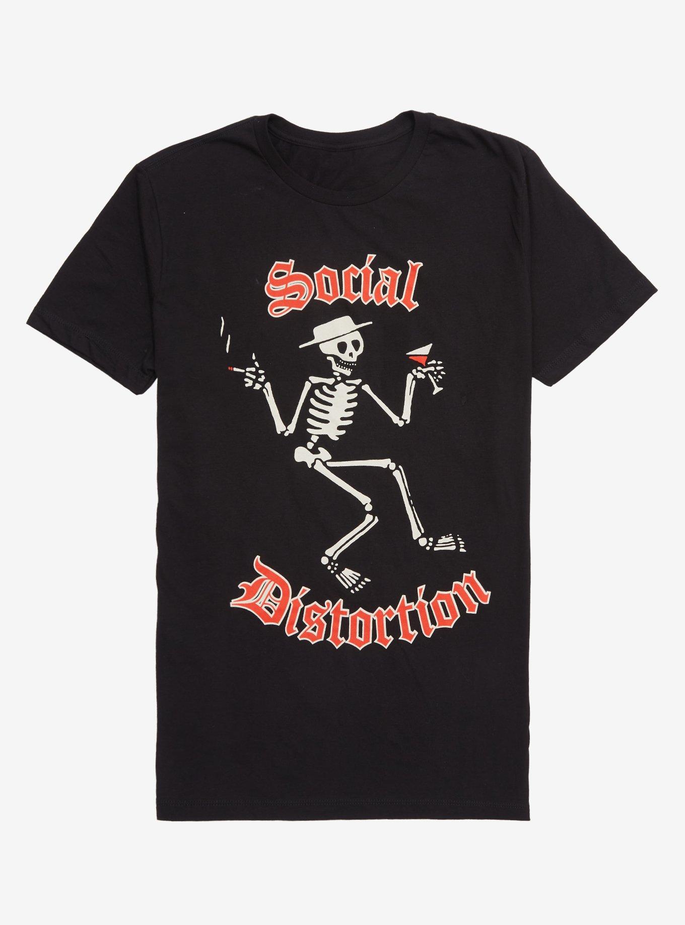 Social Distortion Skeleton T-Shirt | Hot Topic