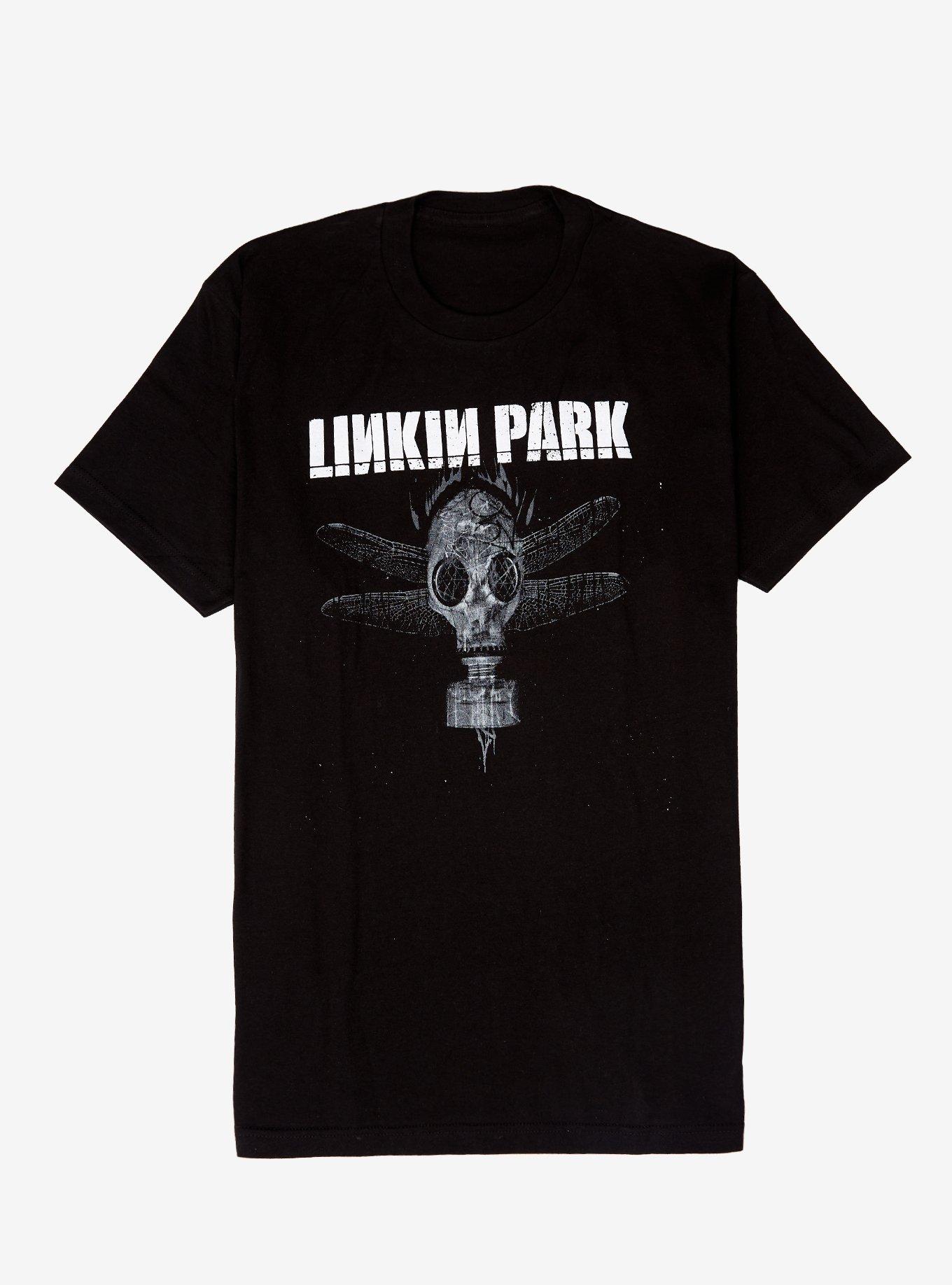Linkin Park Gas Mask T-Shirt, BLACK, hi-res