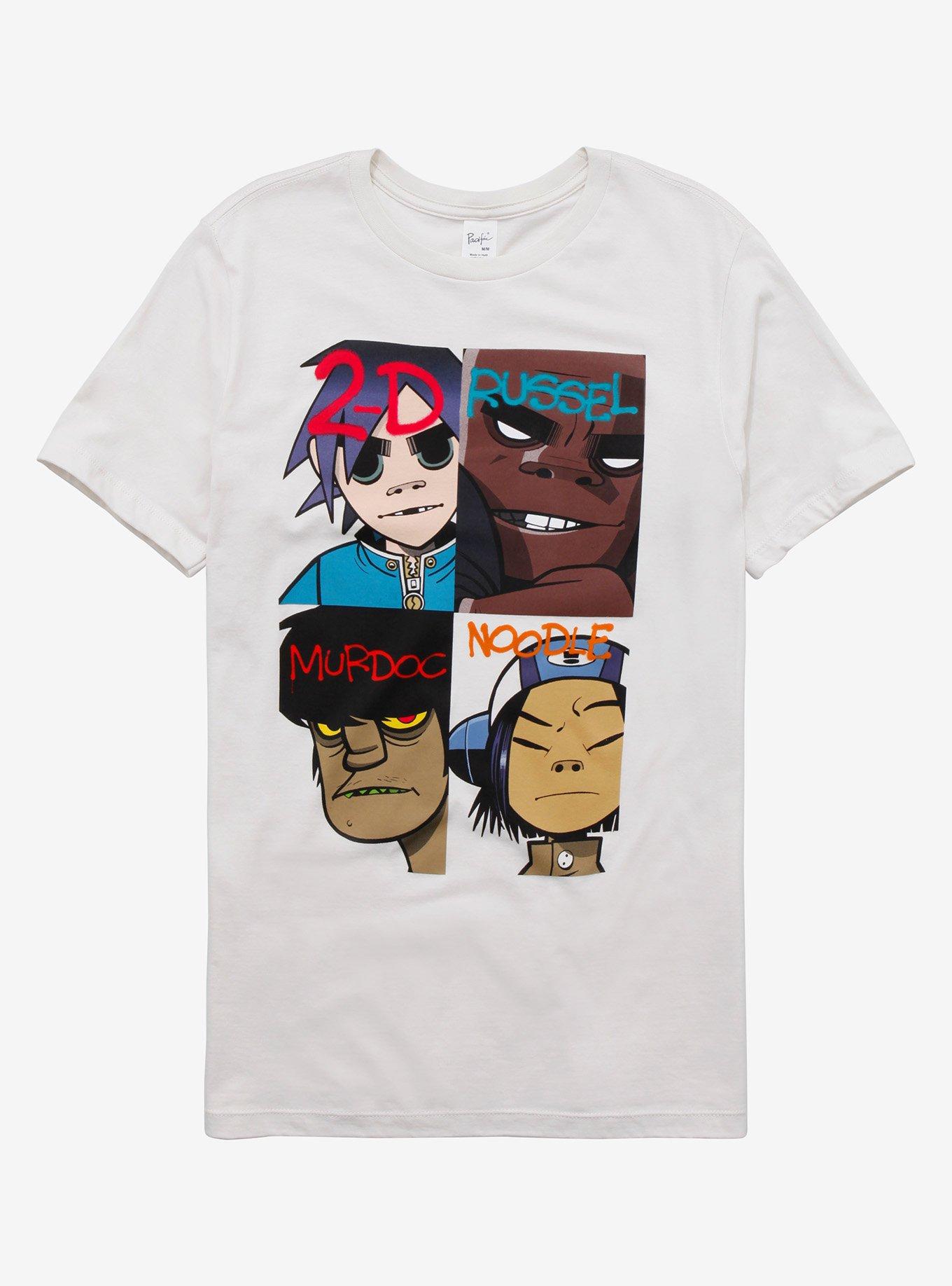 T shirt outlet gorillaz