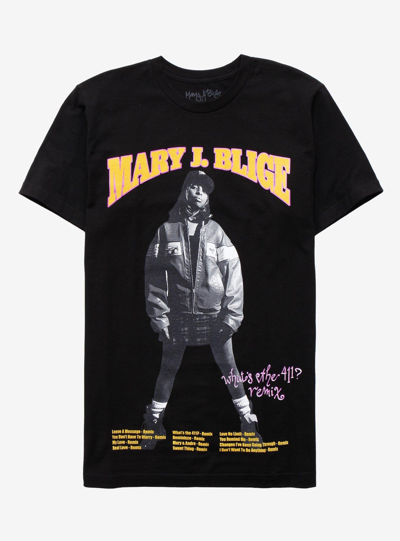 Mary J. Blige What's The 411? T-Shirt, BLACK, hi-res