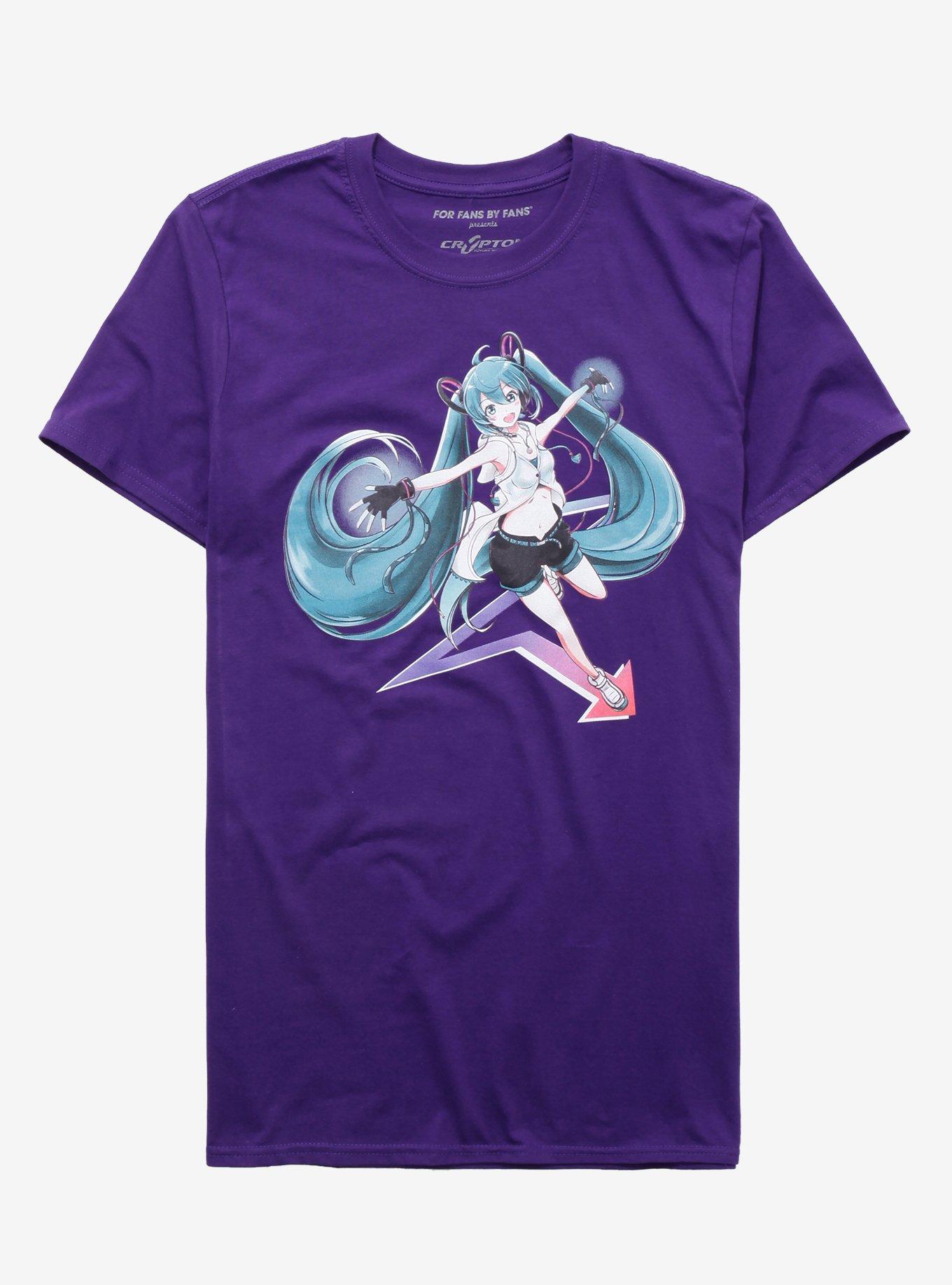 Hatsune Miku Let's Dance T-Shirt, PURPLE, hi-res