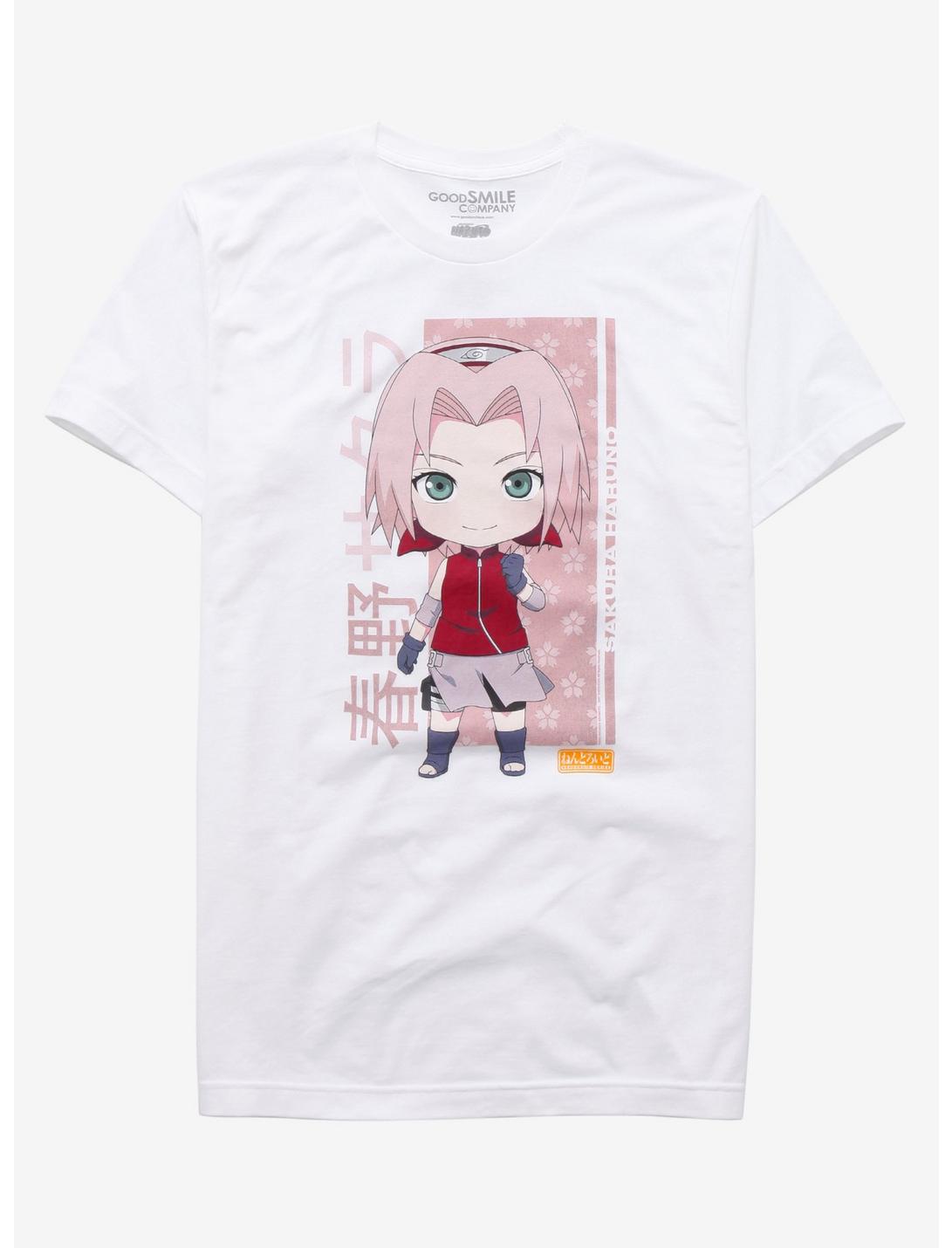 Nendoroid Naruto Shippuden Chibi Sakura T-Shirt, WHITE, hi-res