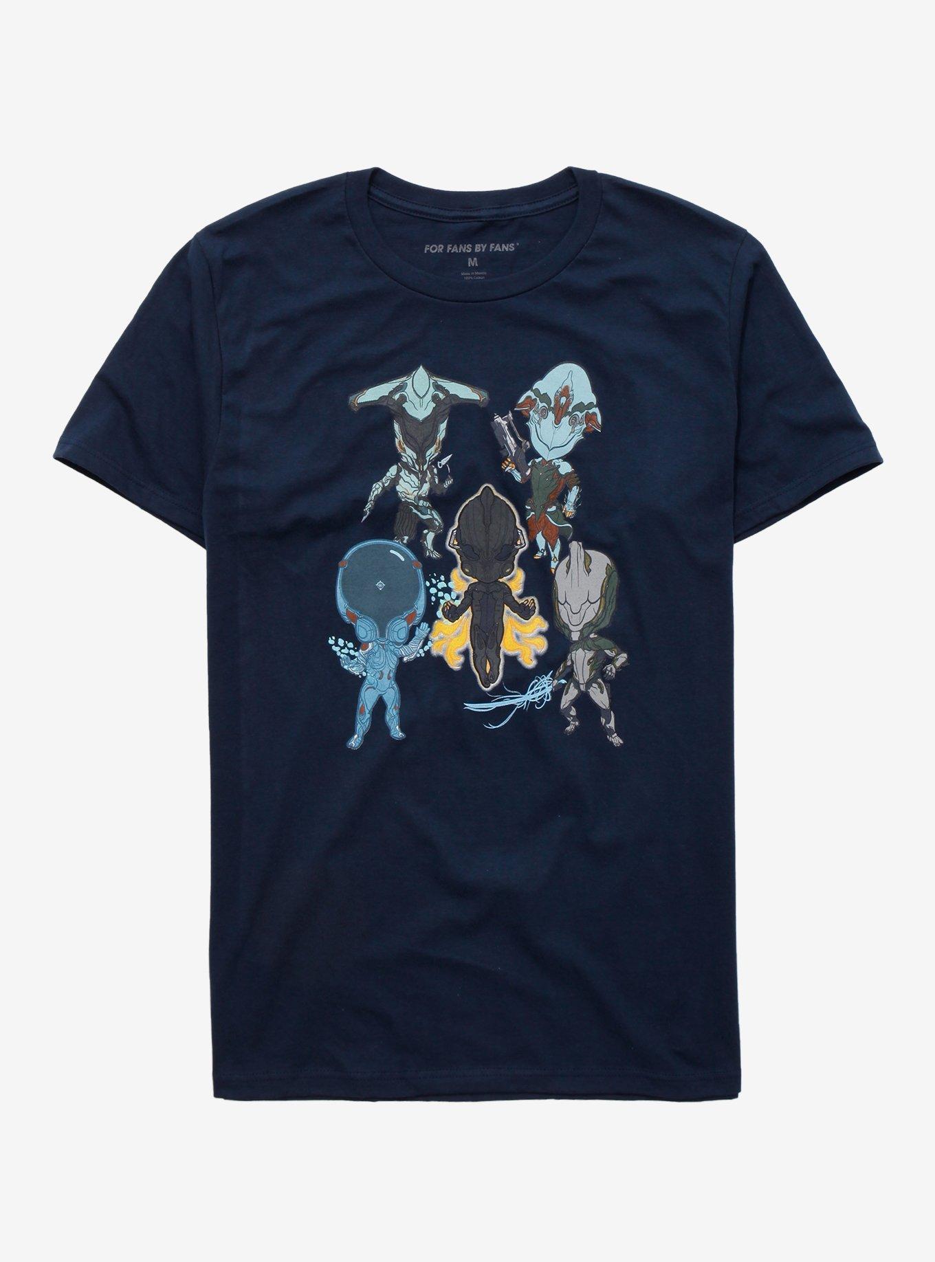 Warframe Chibi Starter Pack T-Shirt, BLACK, hi-res