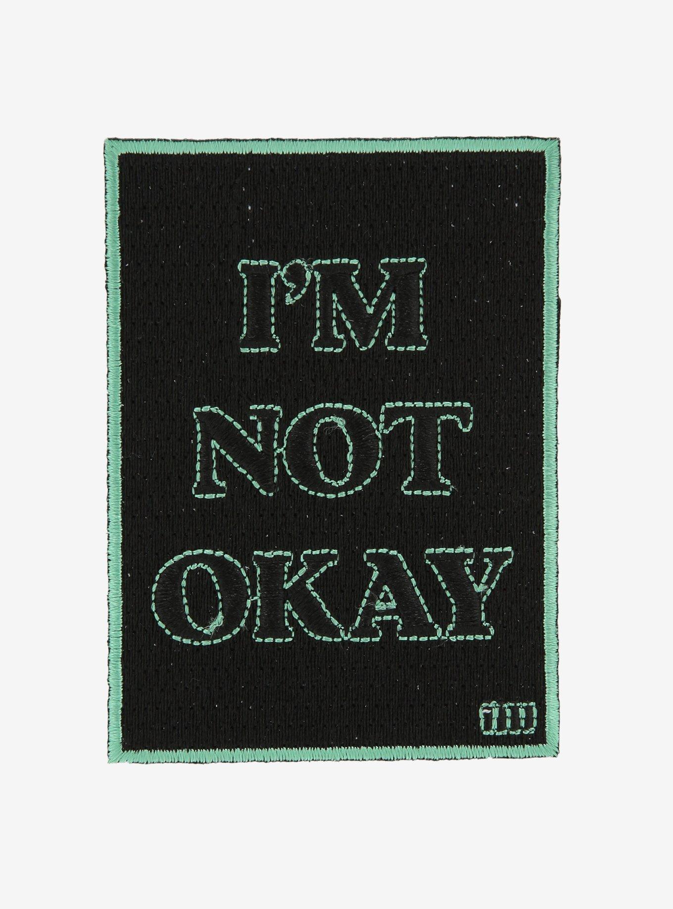 IIII Clothing I'm Not Okay Patch, , hi-res